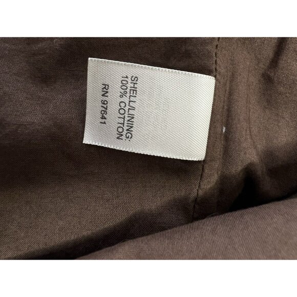 Vintage J Jill Maxi Dress Women 16T Cotton Brown Sleeveless Handmaid Peasant - Picture 16 of 16